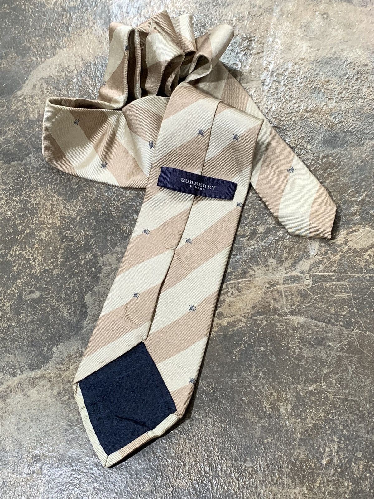 Burberry Burberry micro logo pattern tie Size ONE SIZE - 2 Thumbnail