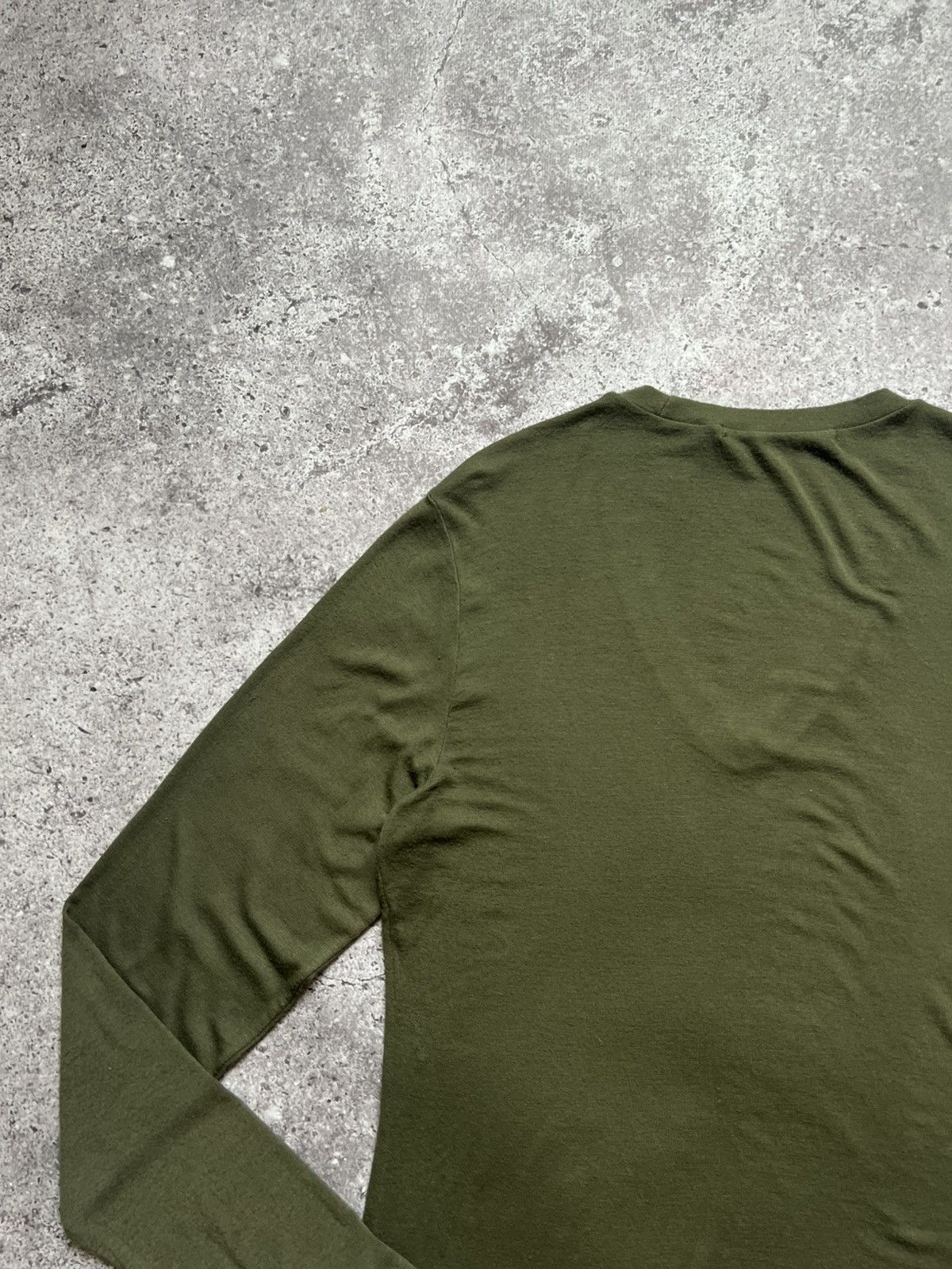 Transit × Transit Uomo Transit Par Such V-neck Sweater Long Sleeve Green Size XS / US 0-2 / IT 36-38 - 14 Thumbnail