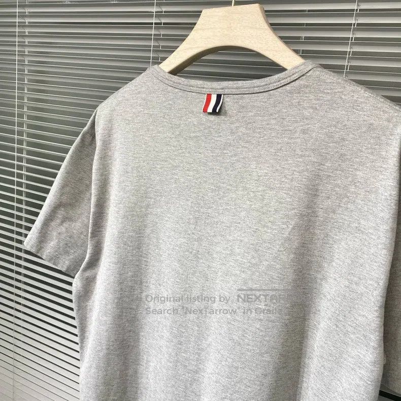 Thom Browne Thom Browne Grey Short-Sleeve T-Shirt Size US XXL / EU 58 / 5 - 3 Thumbnail
