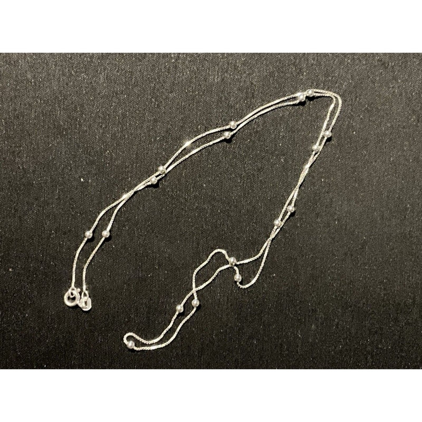 Other 18in 925 Italy Ball Bead Necklace Size ONE SIZE - 1 Thumbnail