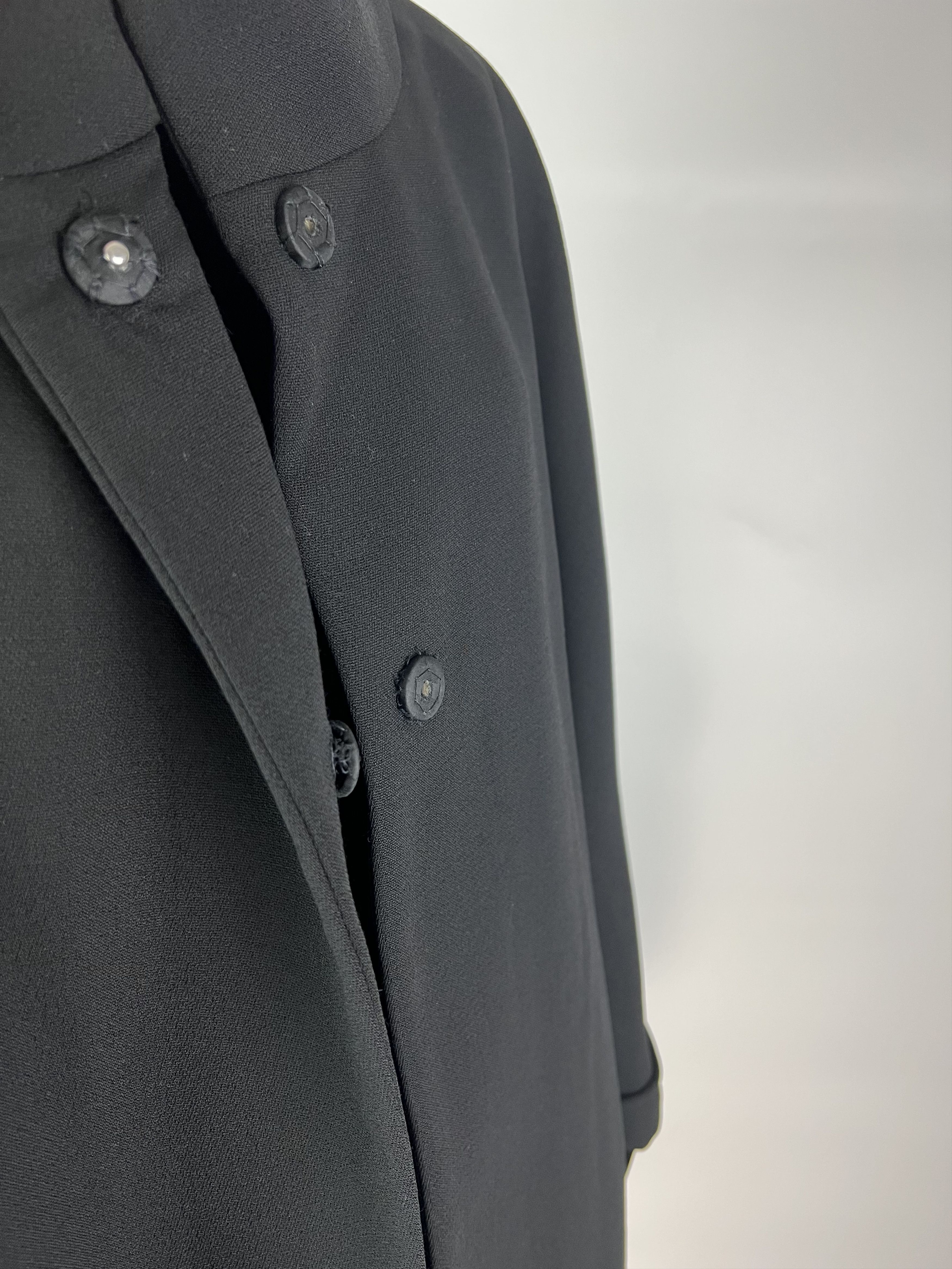 DOROTHEE SCHUMACHER Dorothee Schumacher Black Wool Coat Size M / US 6-8 / IT 42-44 - 6 Thumbnail