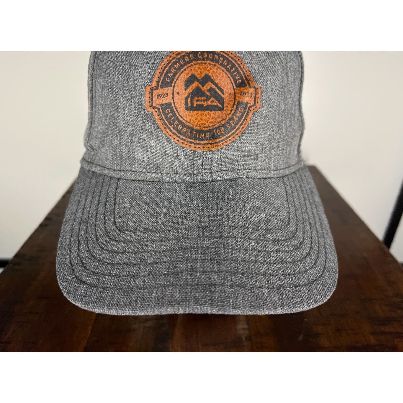 Vintage Otto IFA 100 years Hat Cap Strap Back Adult OS Gray 100% Poly Farmers Cooperative Baseball Cap Size ONE SIZE - 3 Thumbnail