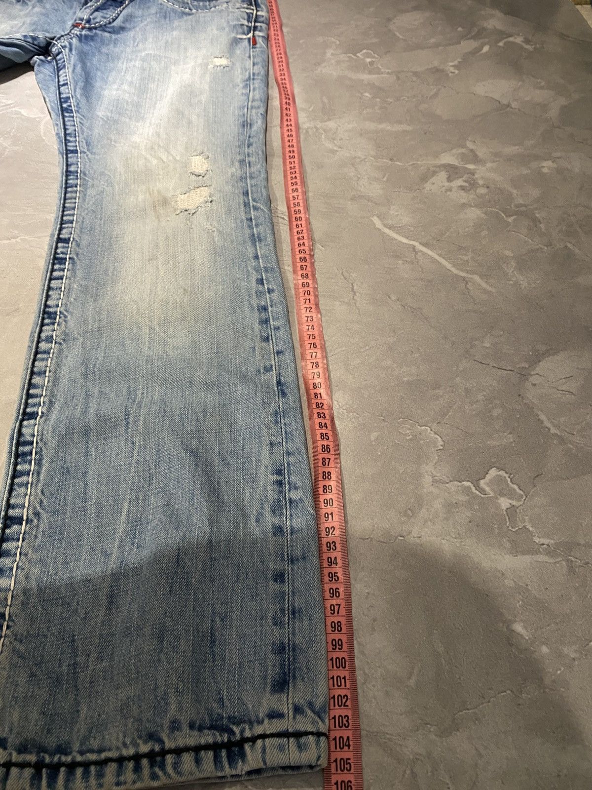 Japanese Brand Rare Distressed Washed Slim Jean / Number Nine Style / Y2K Size US 32 / EU 48 - 14 Thumbnail