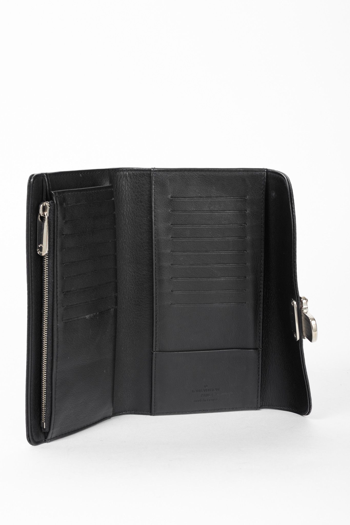 Louis Vuitton Louis Vuitton Amelia Black Mahina Perforated Leather Wallet Size ONE SIZE - 7 Thumbnail