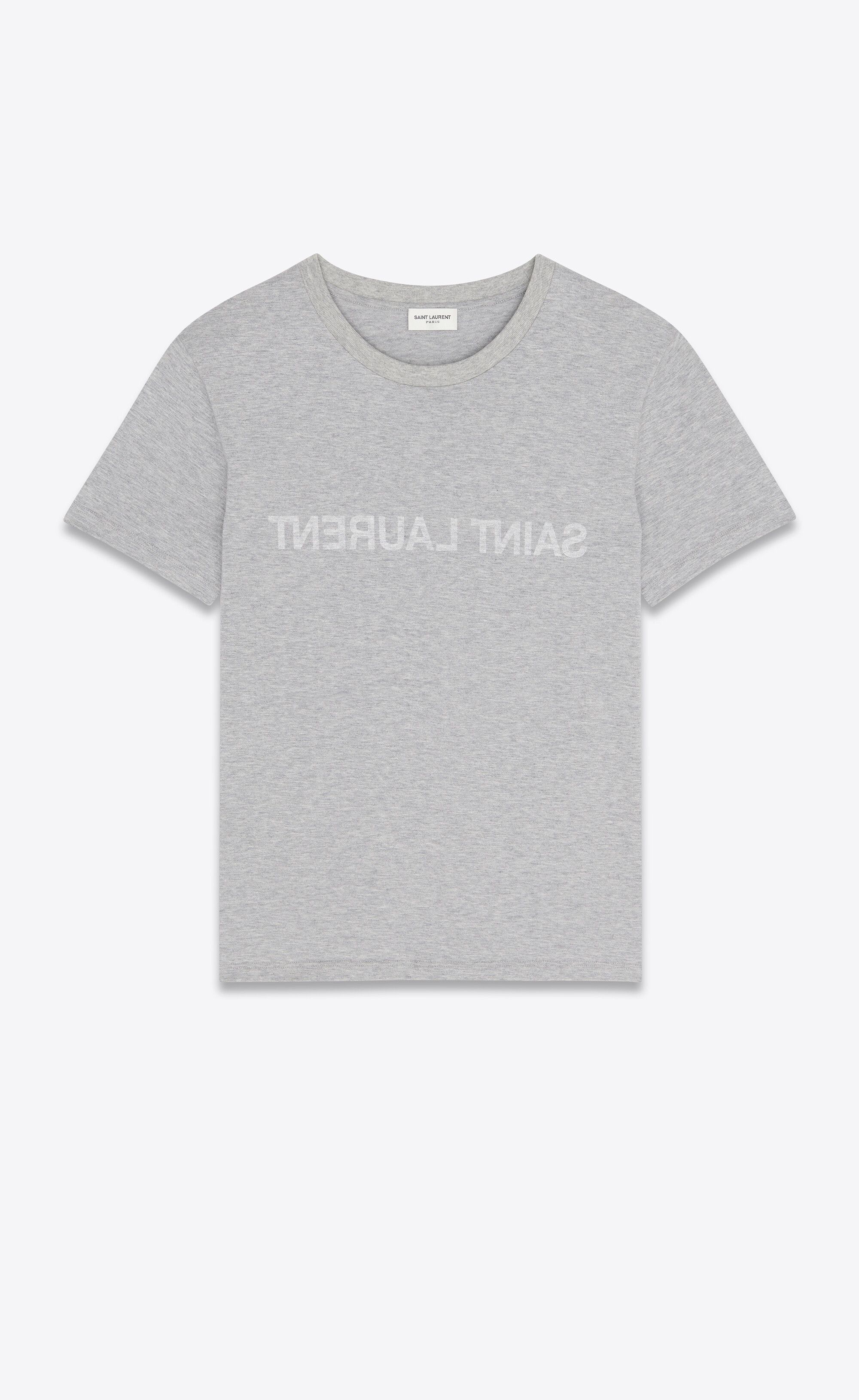 o1tr1nto0325 Reverse Logo T-Shirt in Grey