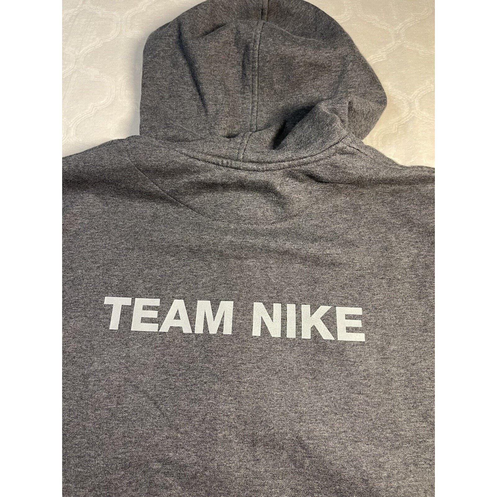 Nike Vintage Nike Fleece Team Nike Full Zip Hoodie Grey XL Size US XL / EU 56 / 4 - 6 Thumbnail