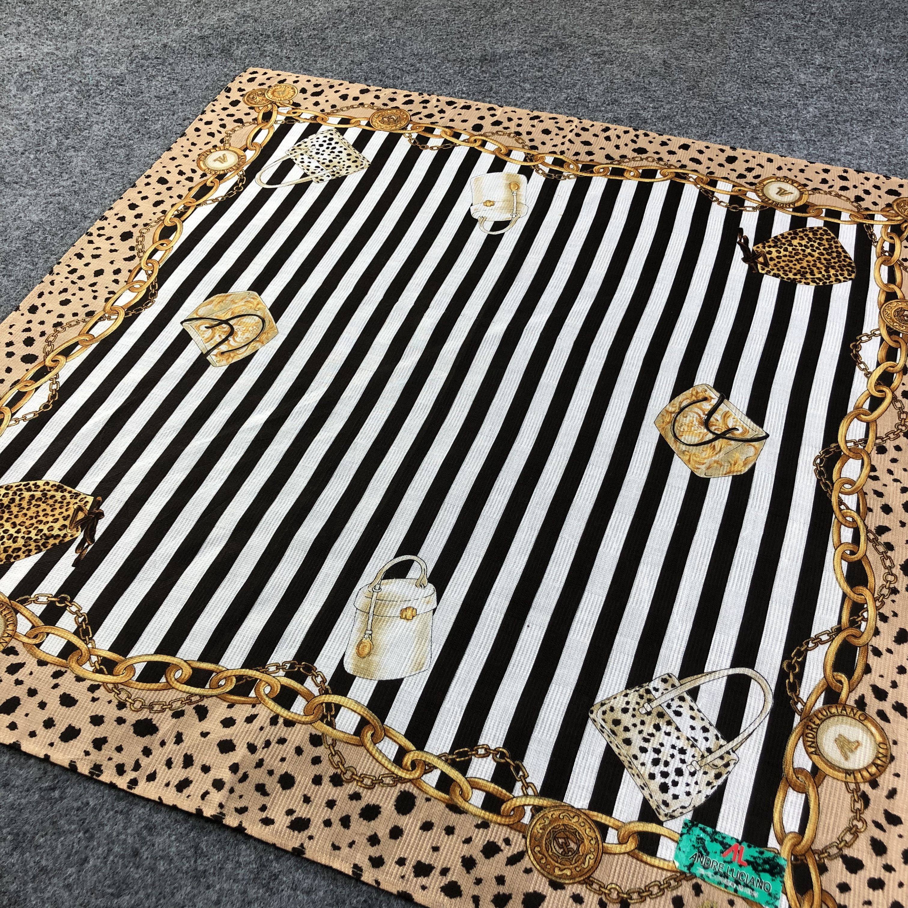 Andreluciano × Vintage Andre Luciano Handkerchief Neckerchief Bandana H2230 Size ONE SIZE - 3 Thumbnail