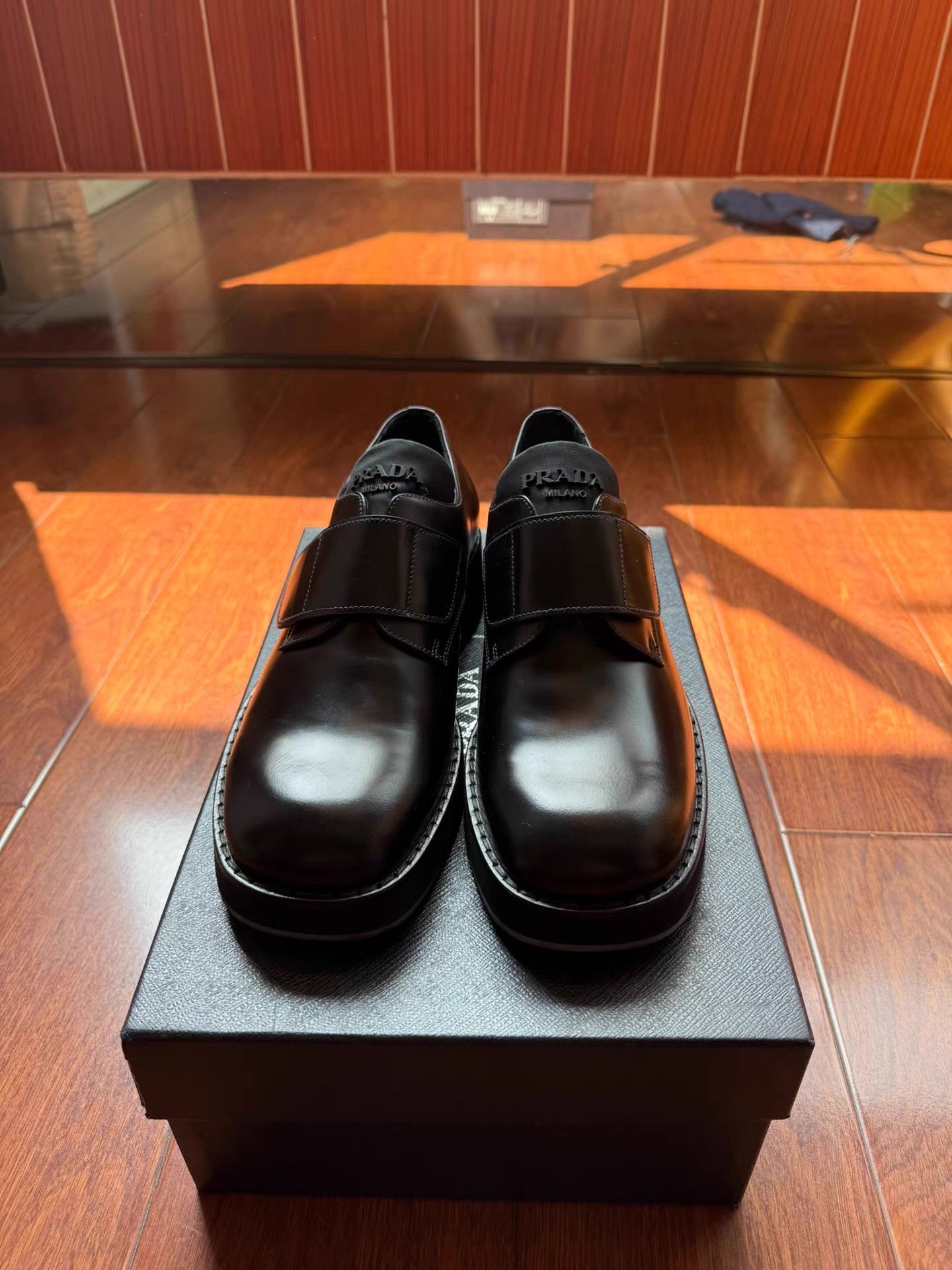 Prada Prada Velcro Derby Shoes Q17 Size US 8 / EU 41 - 2 Thumbnail