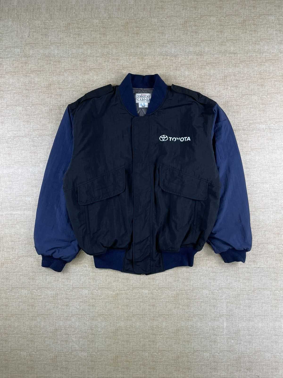 Vintage VINTAGE TOYOTA TECNO 90s Japan Racing Workwear Jacket Size US L / EU 52-54 / 3 - 2 Thumbnail