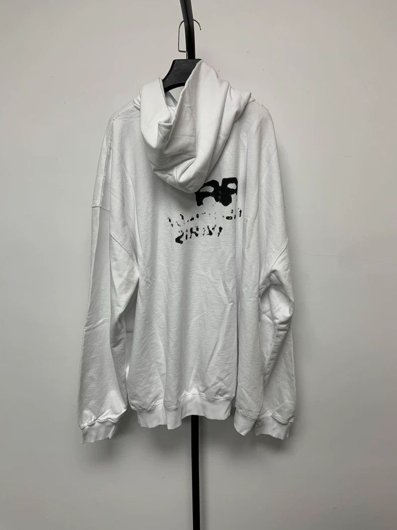 Balenciaga Balenciaga Letter printed hooded leisure sweater Size US S / EU 44-46 / 1 - 2 Thumbnail