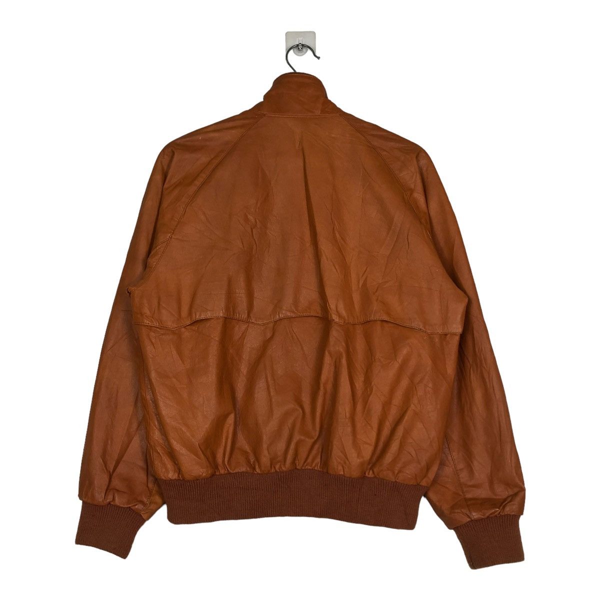 Japanese Brand 🔥VINTAGE BIKER LEATHER JACKET BLANKET CHECK TARTAN JAPAN Size US M / EU 48-50 / 2 - 9 Thumbnail