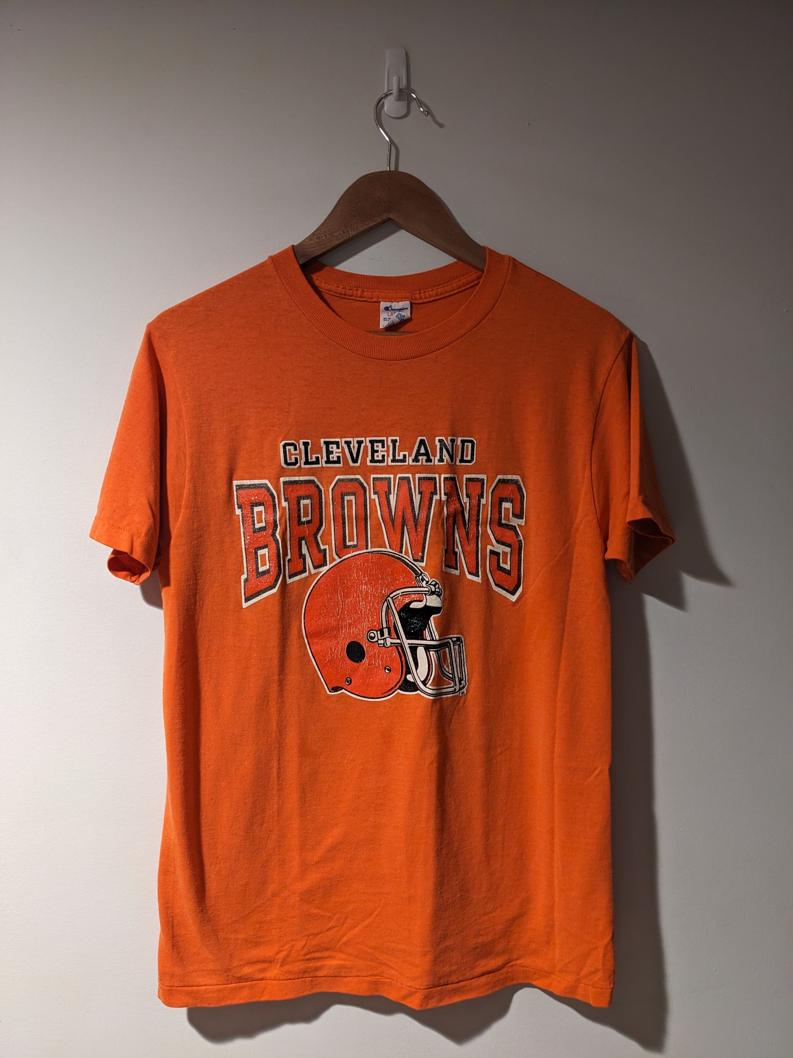 Champion Vintage 80s Cleveland Browns NFL Football Champion T-Shirt Size US L / EU 52-54 / 3 - 1 Thumbnail