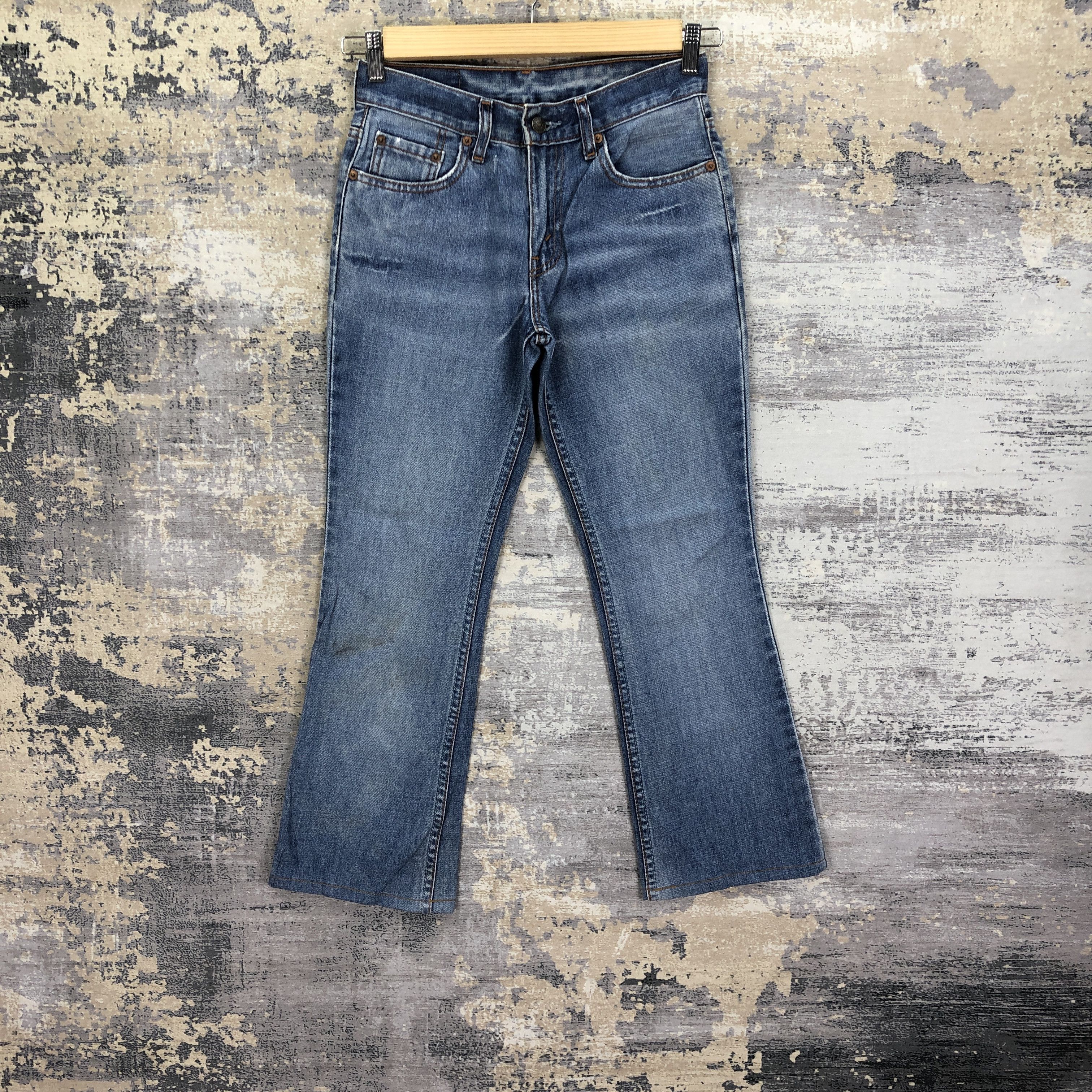 Levi's Vintage 90's Levis 577 Flare Faded Jeans Levis Bootcut Denim Size 26" / US 2 / IT 38 - 1 Thumbnail