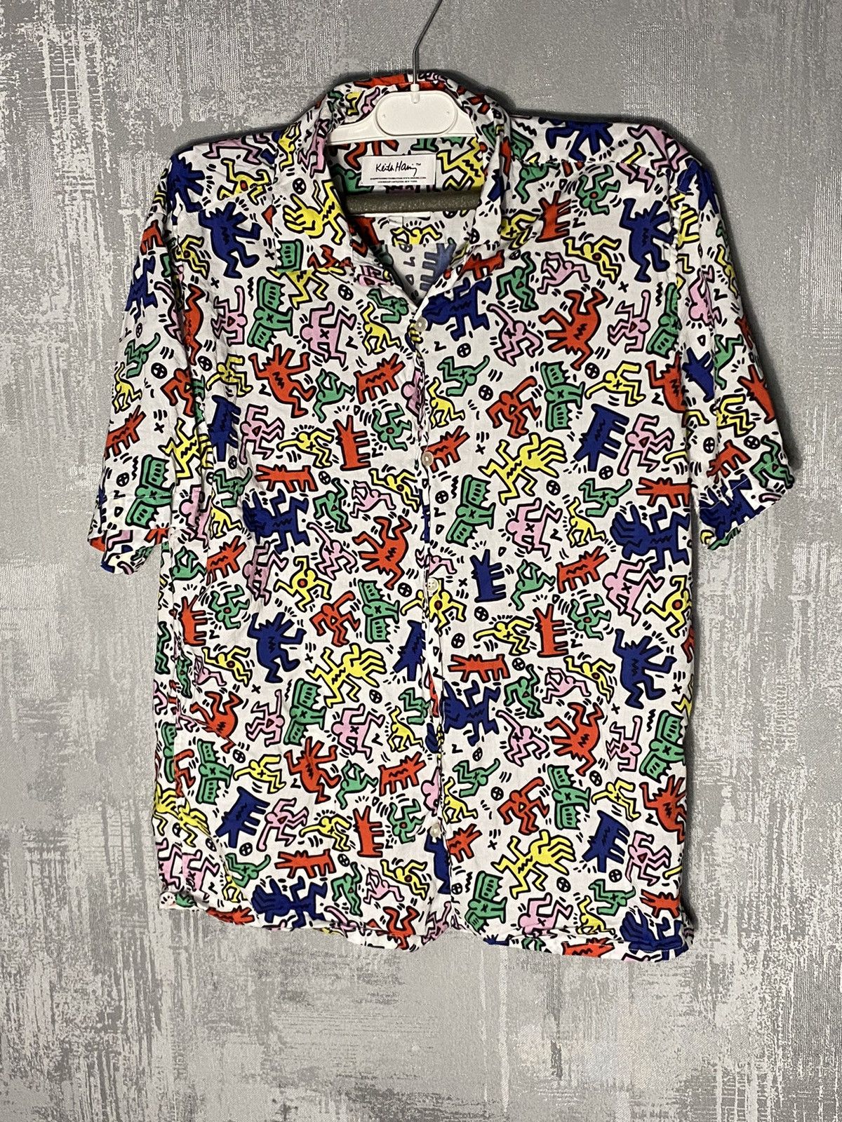 Keith Haring × NEXT Keith Haring x Next Art Shirt Full print Monogram Size US S / EU 44-46 / 1 - 1 Thumbnail
