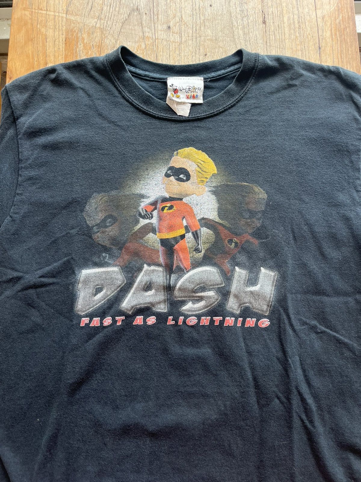Disney × Vintage Vintage DASH Fast as Lightning ( KID Size) Tshirt Size US M / EU 48-50 / 2 - 3 Thumbnail