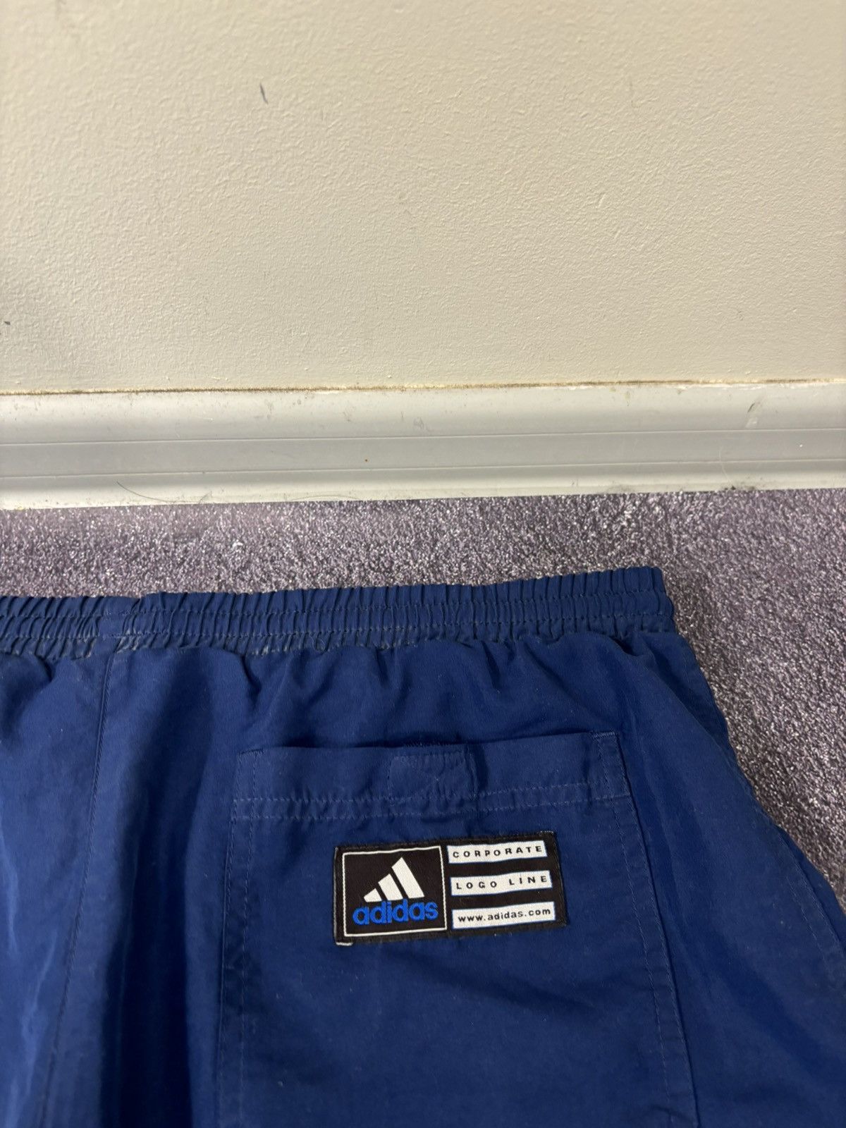 Adidas Vintage 90s Adidas Retro Hype Navy Blue Shorts Size US 36 / EU 52 - 17 Thumbnail