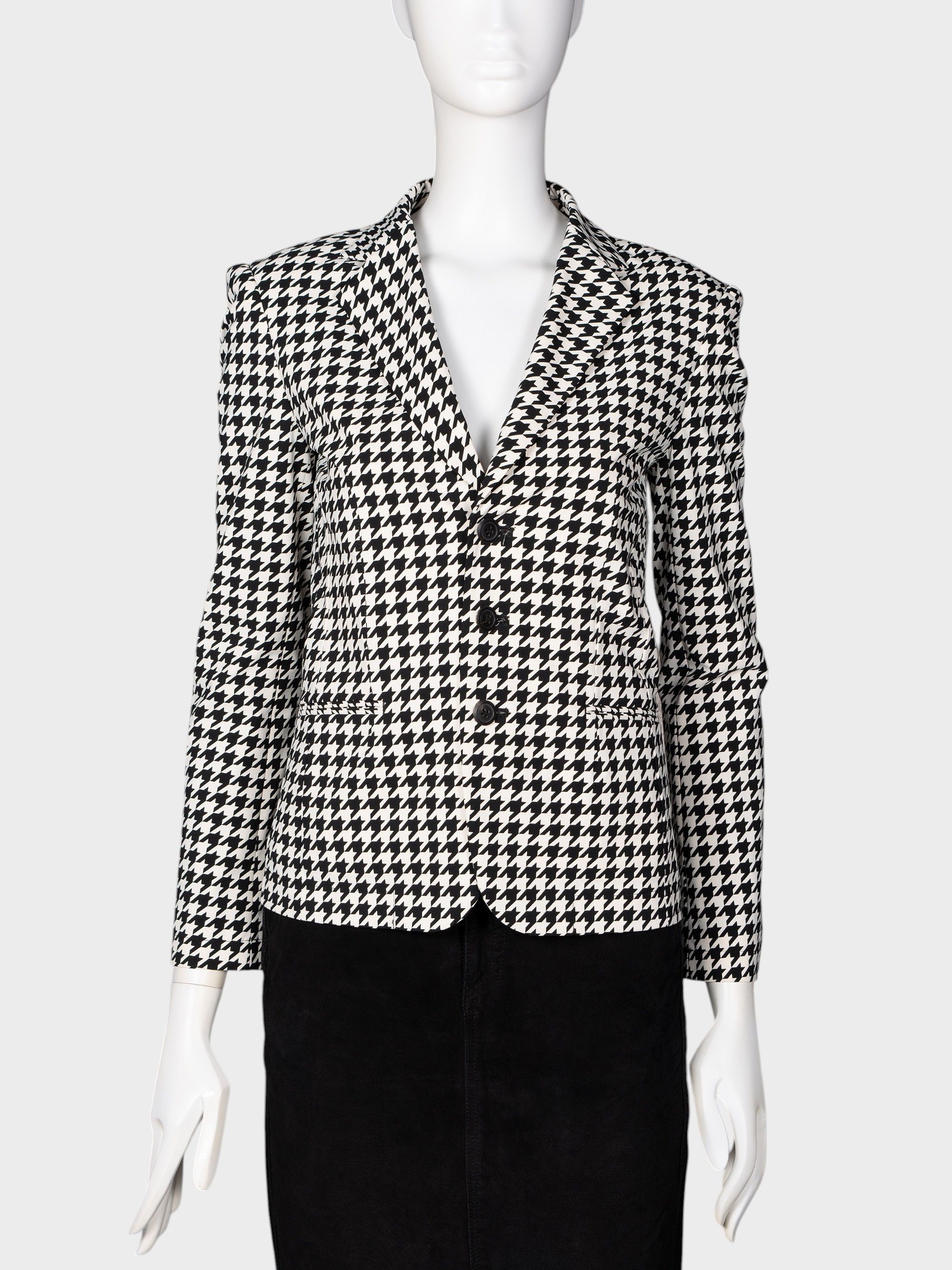 Junya Watanabe Junya Watanabe - S/S 2010 - houndstooth jacket - size L Size L / US 10 / IT 46 - 1 Thumbnail