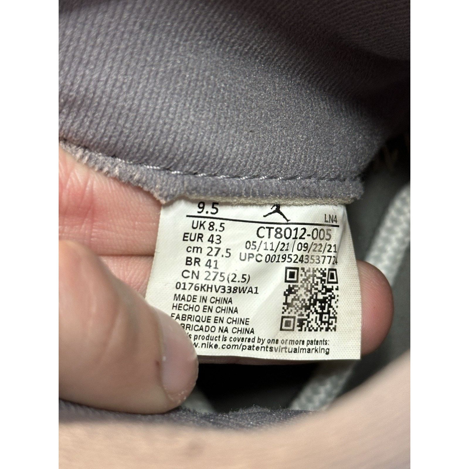 Jordan Brand Jordan 11 Retro Cool Grey - Size 9.5 Size US 9.5 / EU 42-43 - 7 Thumbnail