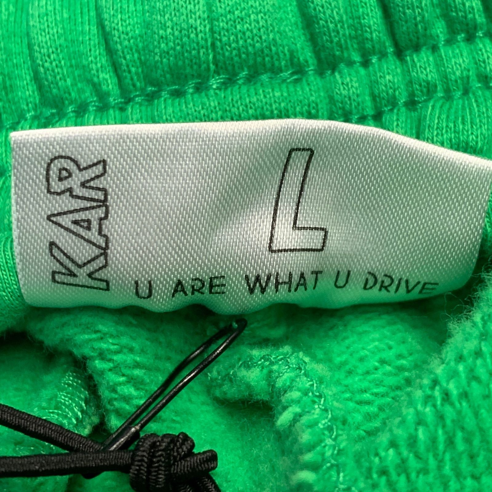 Kar KAR Size L Green Cotton Drawstring Athletic Shorts Size US 34 / EU 50 - 5 Thumbnail