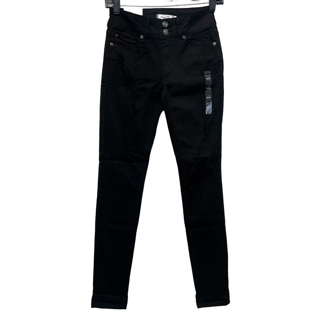 rue21 Rue 21 - Women's Medium Stretch Mid-Rise Jeans Distressed - Size 26" / US 2 / IT 38 - 1 Thumbnail