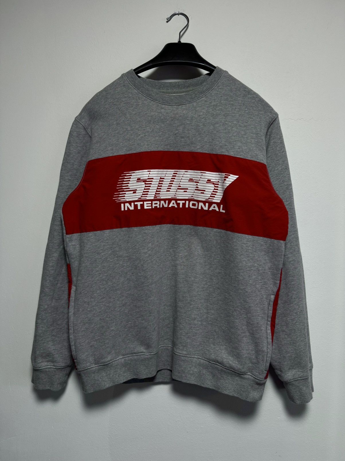 Stussy Stussy International Red Sweatshirt Men Streetwear Skate Size US L / EU 52-54 / 3 - 1 Thumbnail