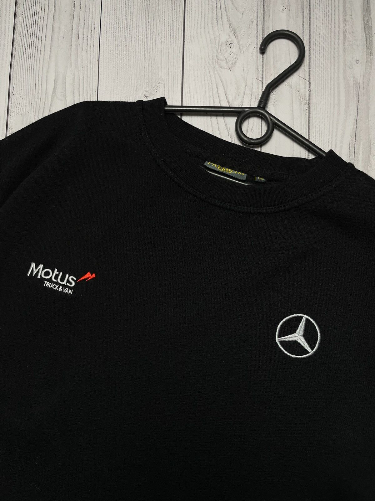 Mercedes-Benz × Vintage Vintage Mercedes Benz x Motus Truck sweatshirt racing XL Size US XL / EU 56 / 4 - 2 Thumbnail