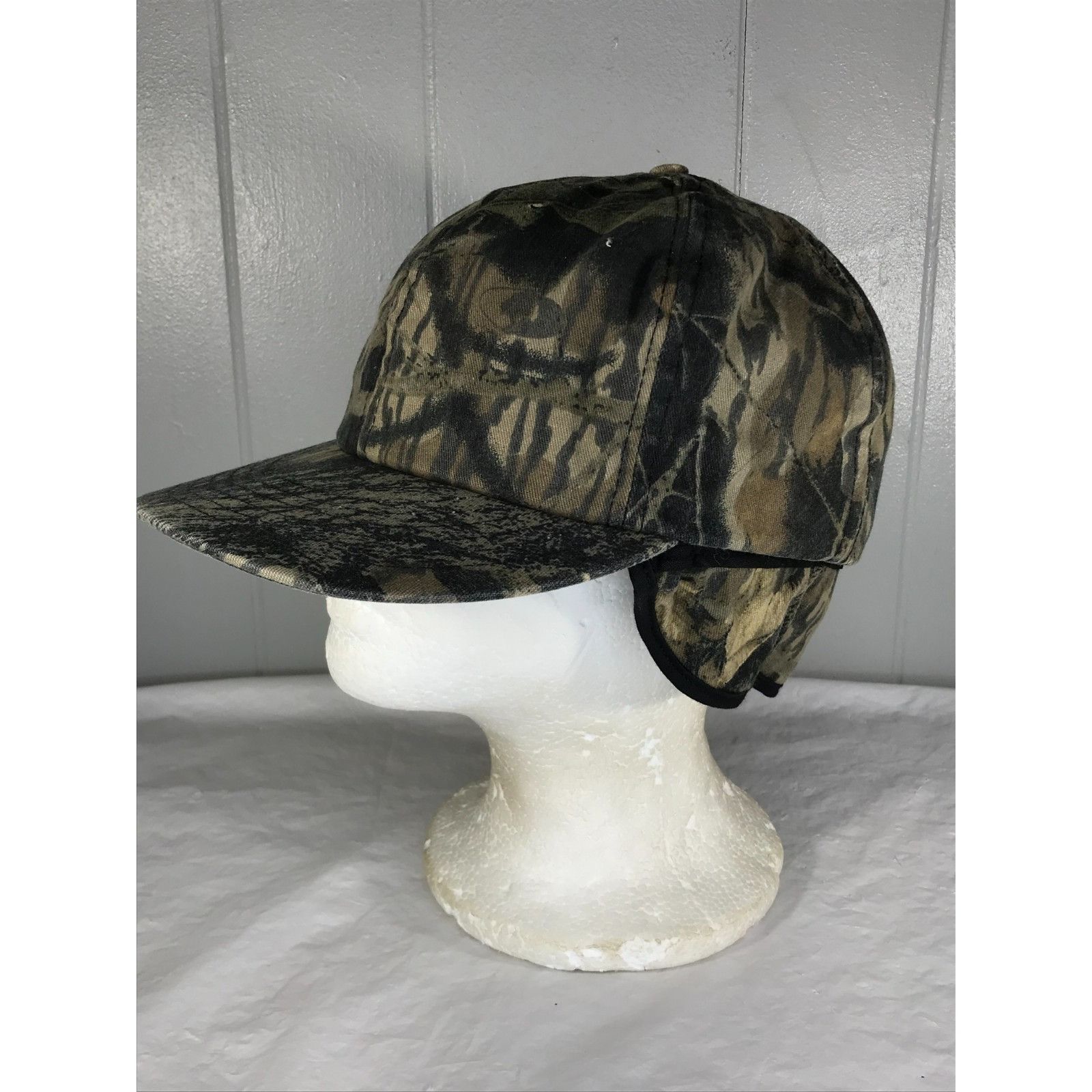 Other Vintage Mossy Oak Treestand Insulated Medium Hat Camo Ear fl Size ONE SIZE - 1 Thumbnail