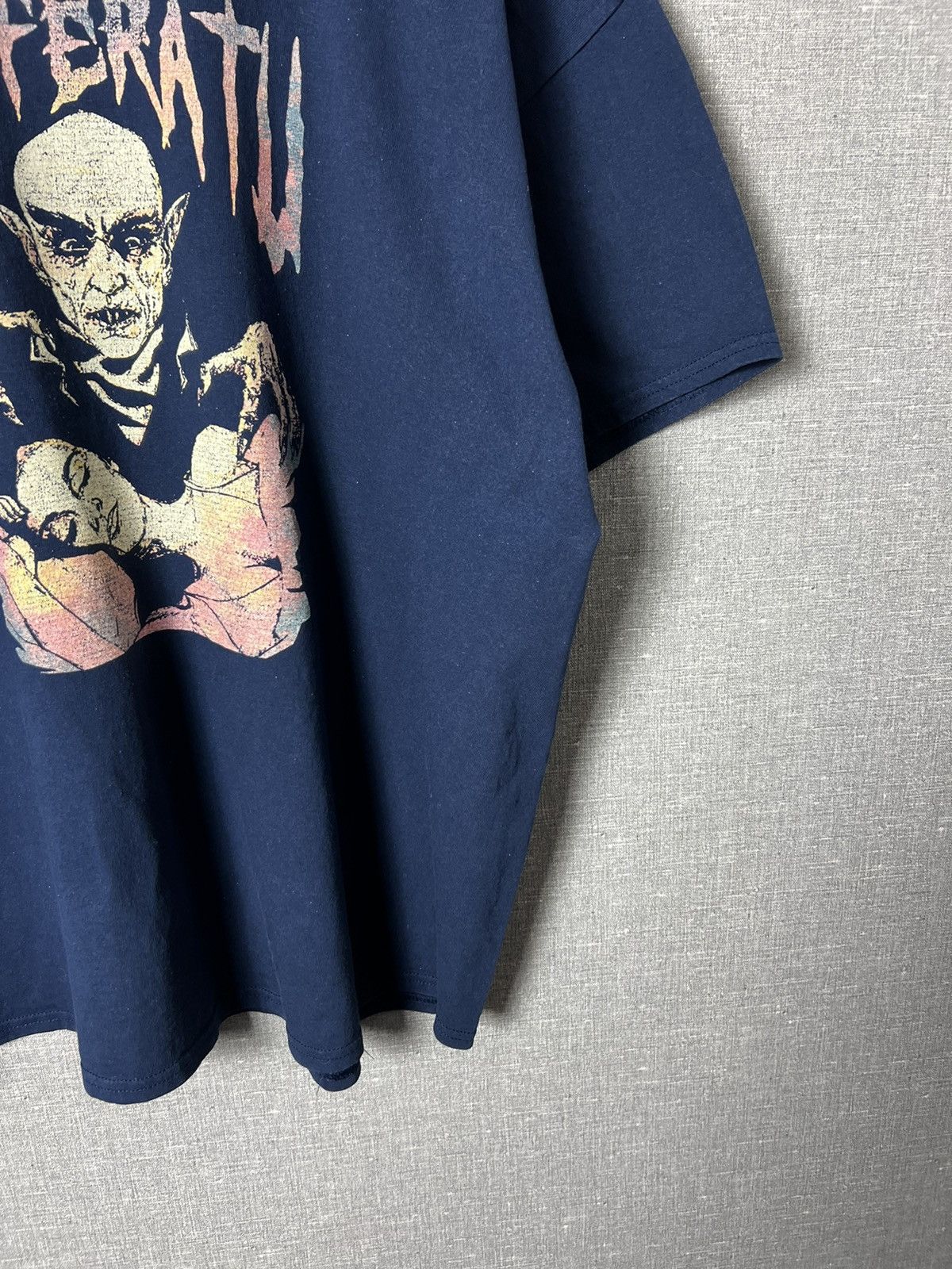 Expert Horror Vintage Nosferatu Dracula Movie Promo Tee Size US XXL / EU 58 / 5 - 6 Thumbnail