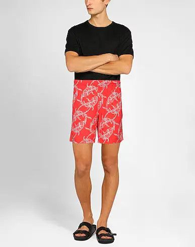 MSGM o1mle1124 Bermuda Shorts in Red Size US 32 / EU 48 - 2 Thumbnail