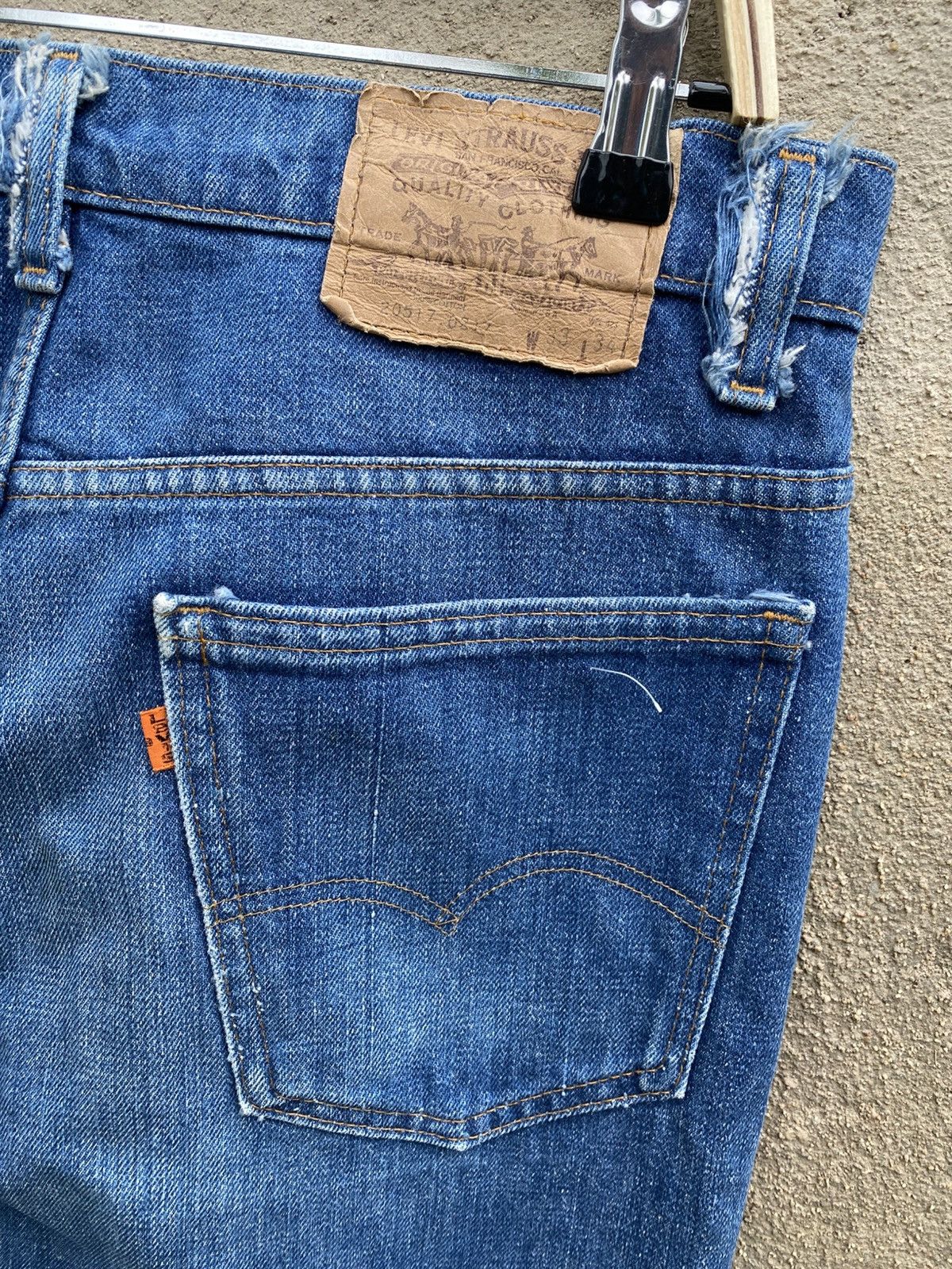Levi's × Levi's Vintage Clothing × Vintage W33x31 Vintage levi's 517 orange tab flare boot cut USA Size US 33 - 3 Thumbnail