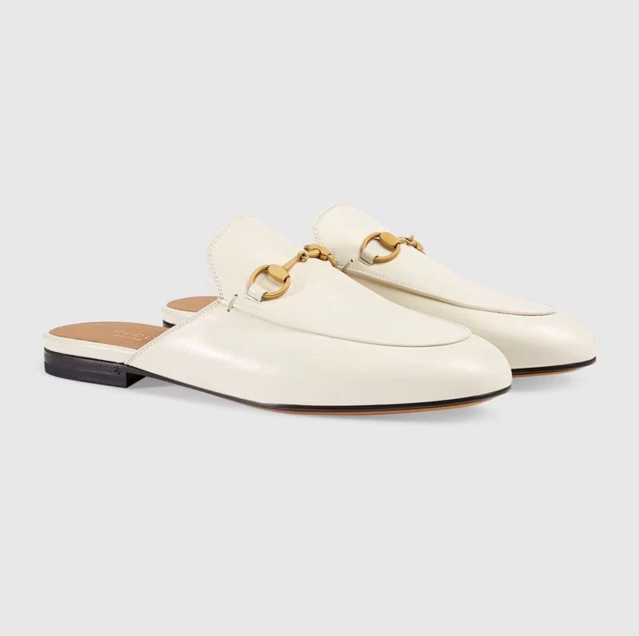 Gucci Authentic Gucci Princeton Beige Leather Vintage Mules Size US 8 / IT 38 - 2 Thumbnail