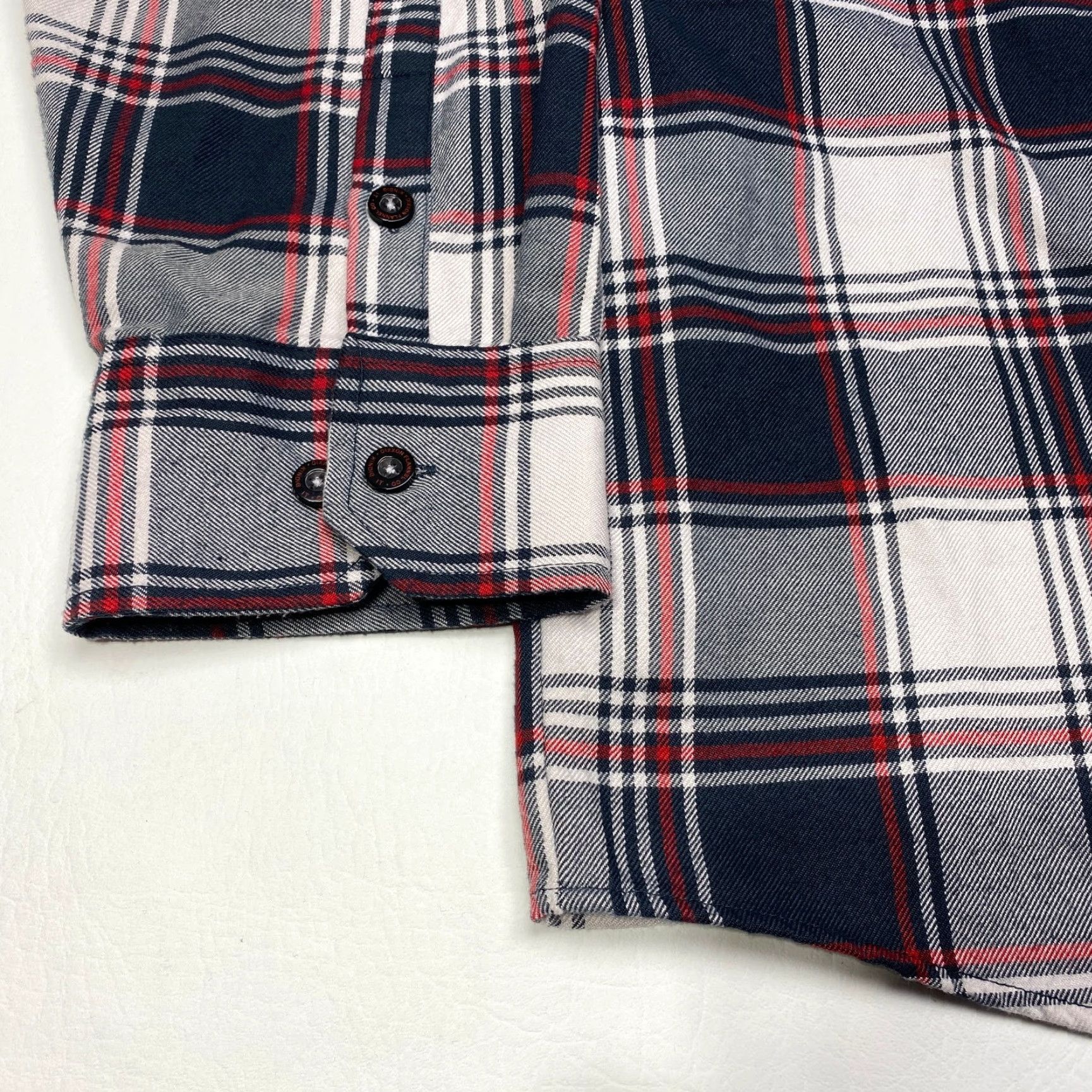Vintage Dixxon Flannel Shirt Mens 4X The Boss Black Gray Plaid Button Up Long Sleeve Size US XXL / EU 58 / 5 - 3 Thumbnail