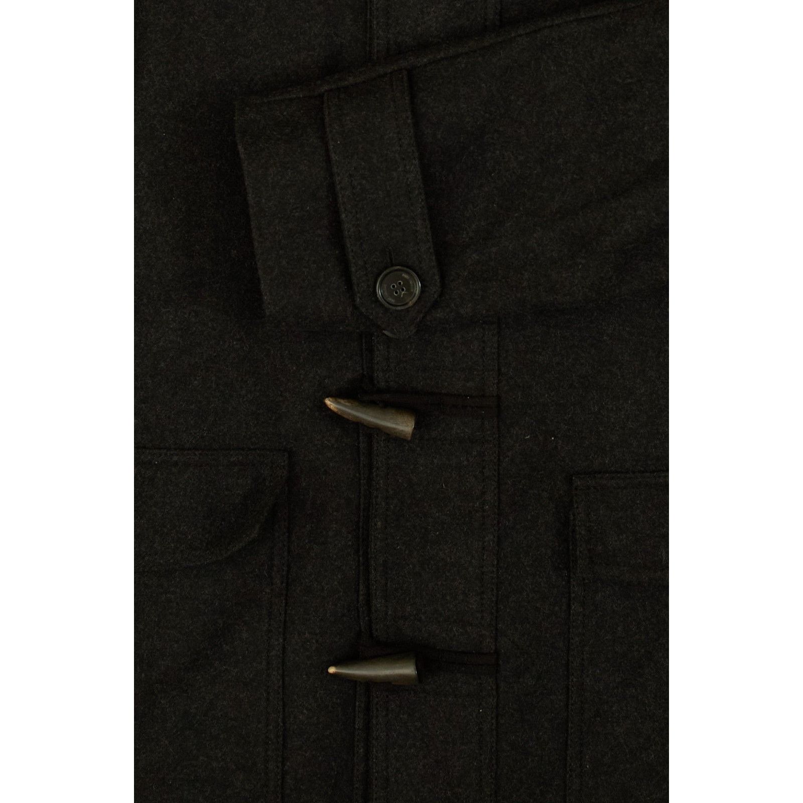 Dior F/W 2010 Wool Grey Duffle Coat Size XXL / US 16-18 / IT 52-54 - 3 Thumbnail