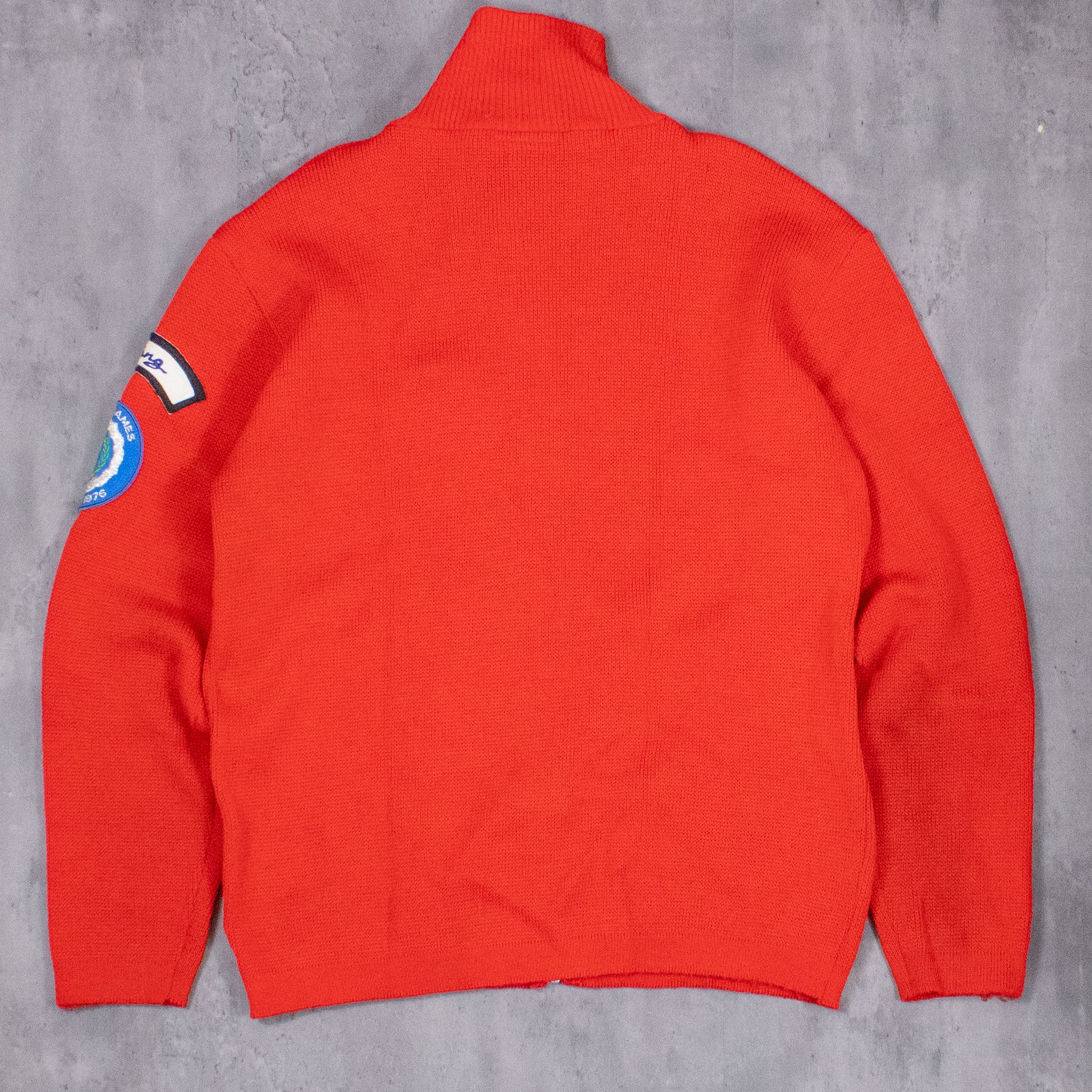 Lil Uzi Vert × Vintage Vintage 1970’s Clover Knitted Full Crip Mock Neck Jacket Size US M / EU 48-50 / 2 - 9 Thumbnail