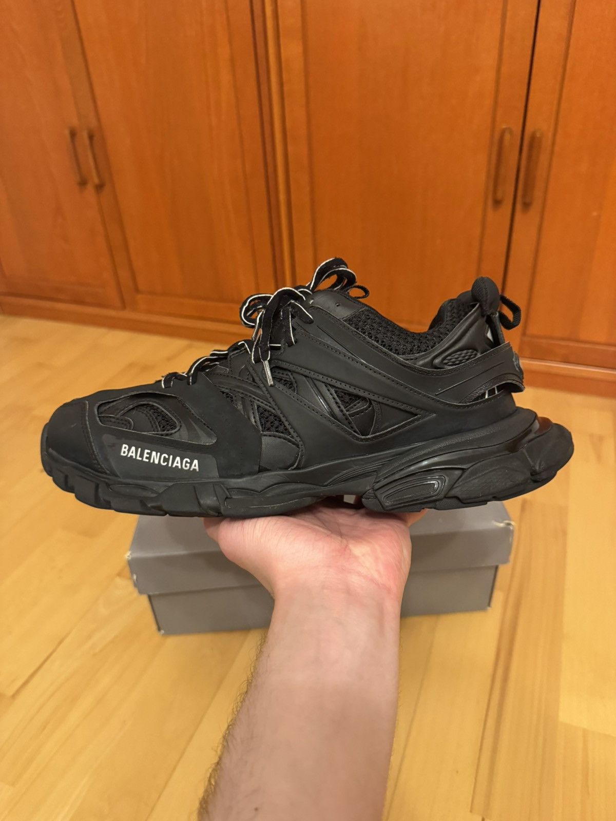 Balenciaga Balenciaga Track Triple Black Size US 11 / EU 44 - 2 Thumbnail
