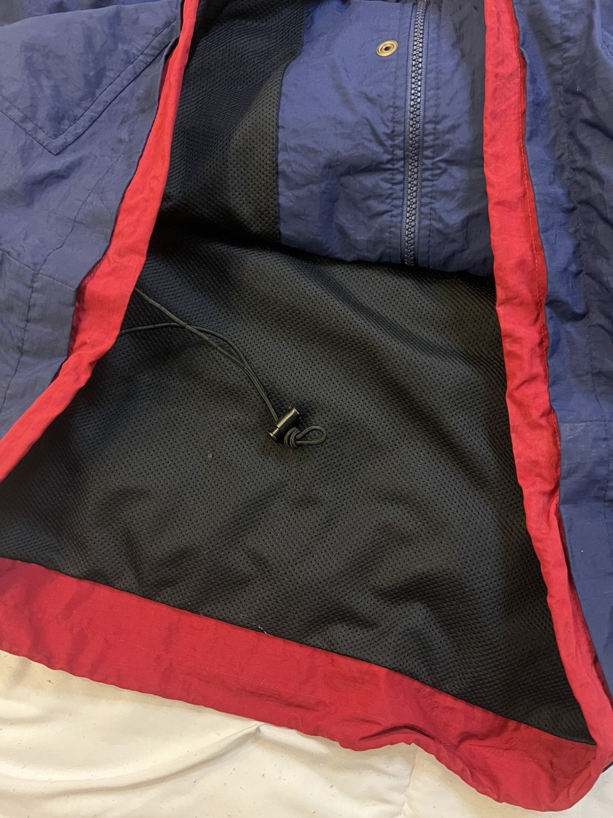 Nike × Vintage Vintage 90’s NIKE Winter Windbreaker Hooded Size US XL / EU 56 / 4 - 10 Thumbnail