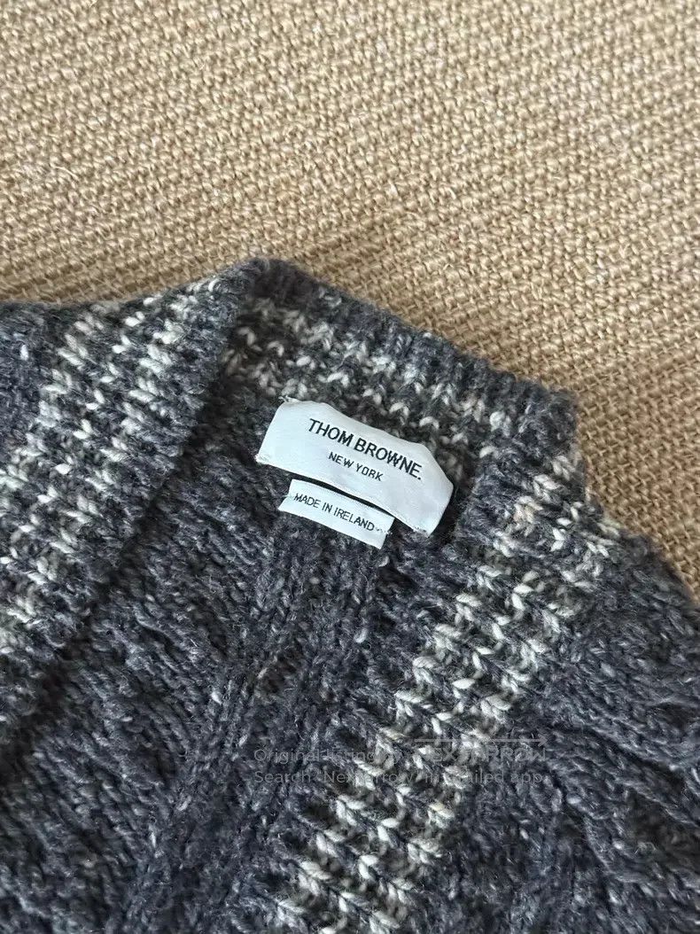 Thom Browne Thom Browne Gray Cardigan Size US S / EU 44-46 / 1 - 2 Thumbnail