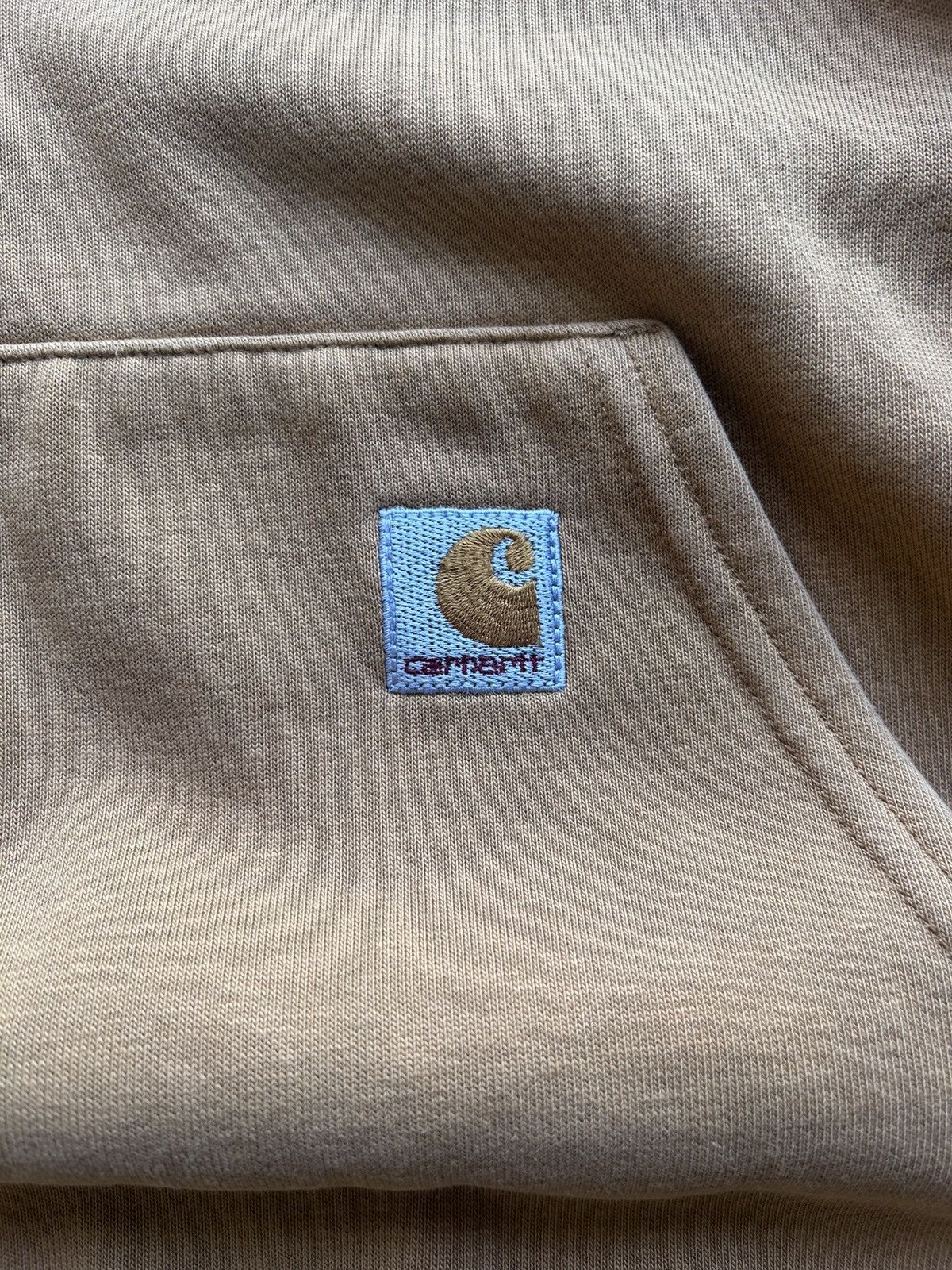 Carhartt Y2K Tan Carhartt Hoodie Size US XXL / EU 58 / 5 - 3 Thumbnail