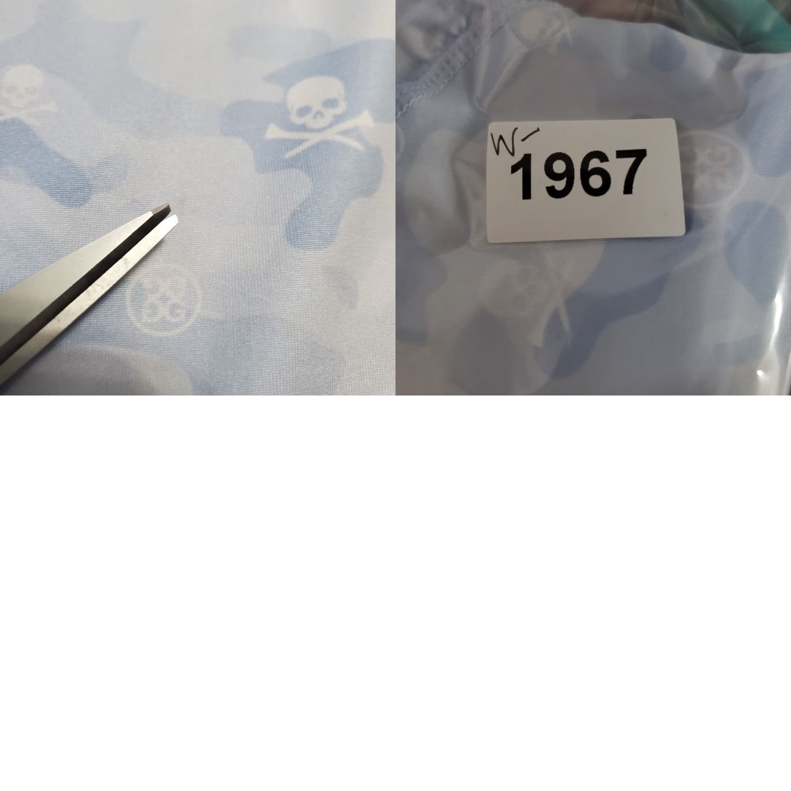 G/FORE G/Fore Skull Icon Camo Quarter Zip Top Women S Ice Blue Tech Jersey Golf Shirt Size S / US 4 / IT 40 - 9 Thumbnail