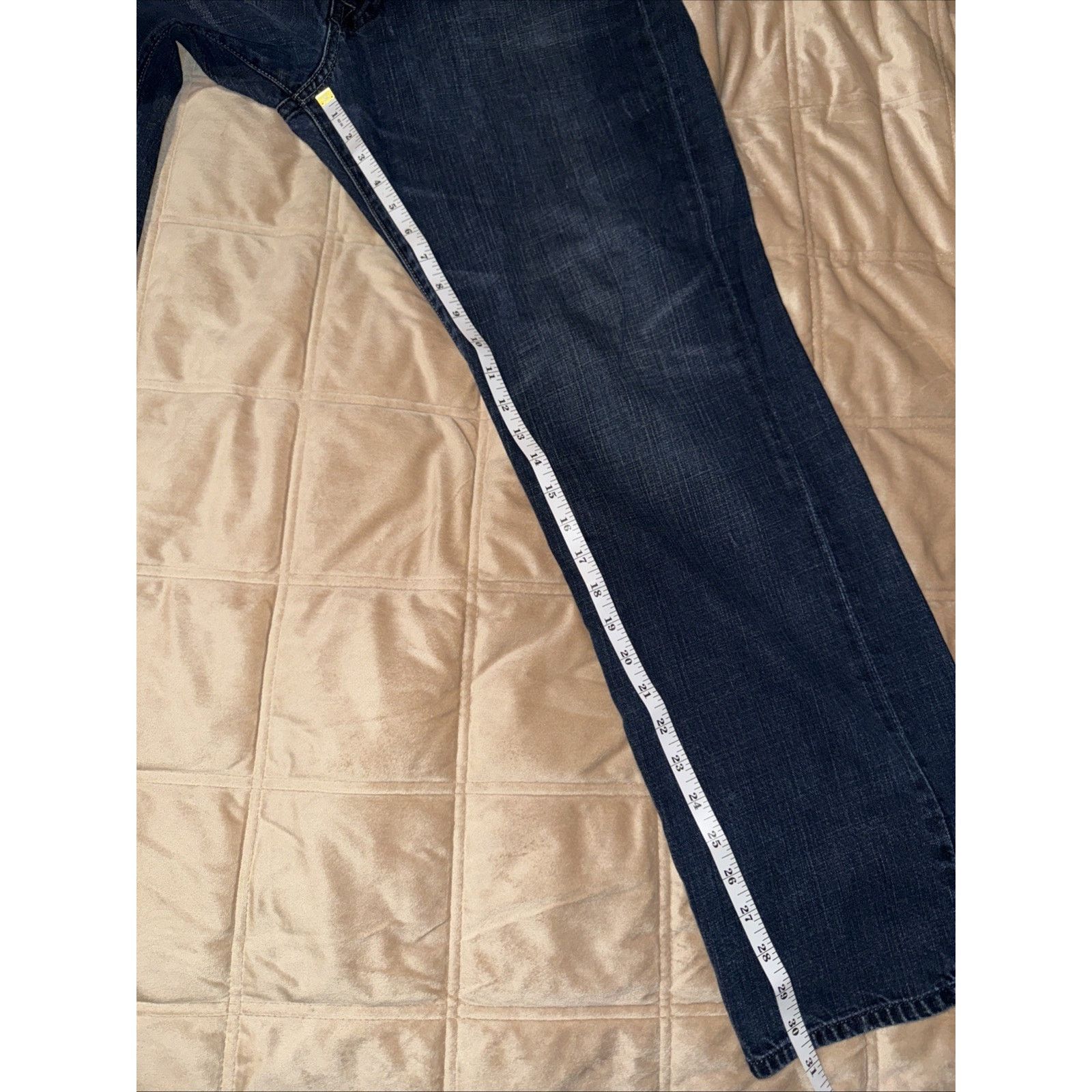 Lucky Brand Vintage Lucky Brand Men’s Jeans 34x31 Straight Leg Dark Wash Size US 34 / EU 50 - 6 Thumbnail