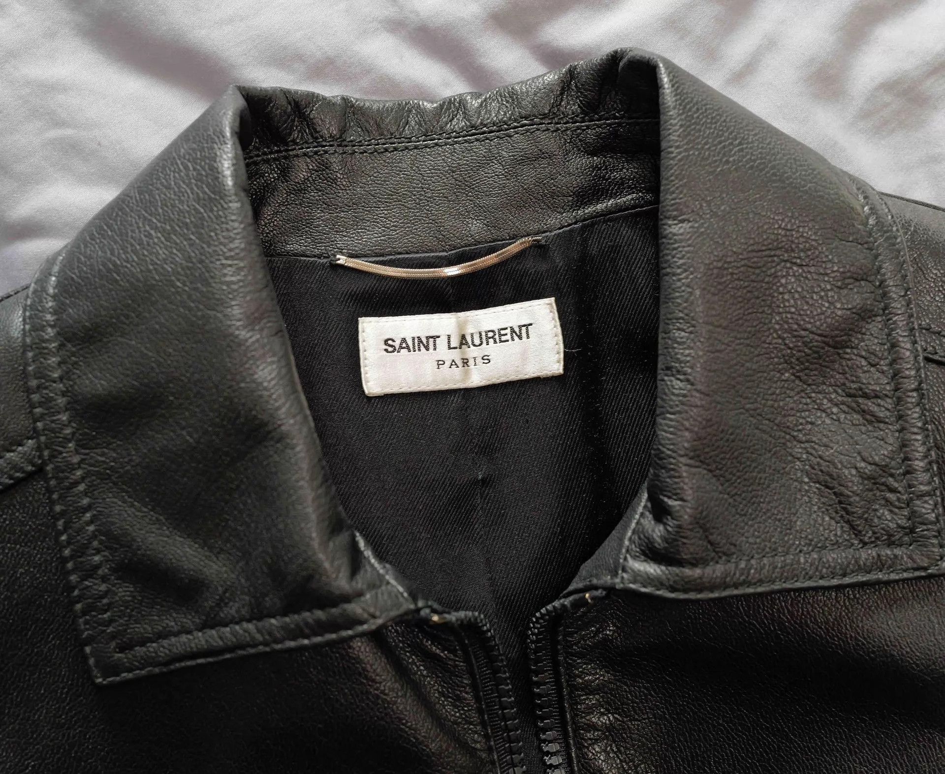 Saint Laurent Paris SLP 16SS Black Western Leather Jacket Size US S / EU 44-46 / 1 - 4 Thumbnail