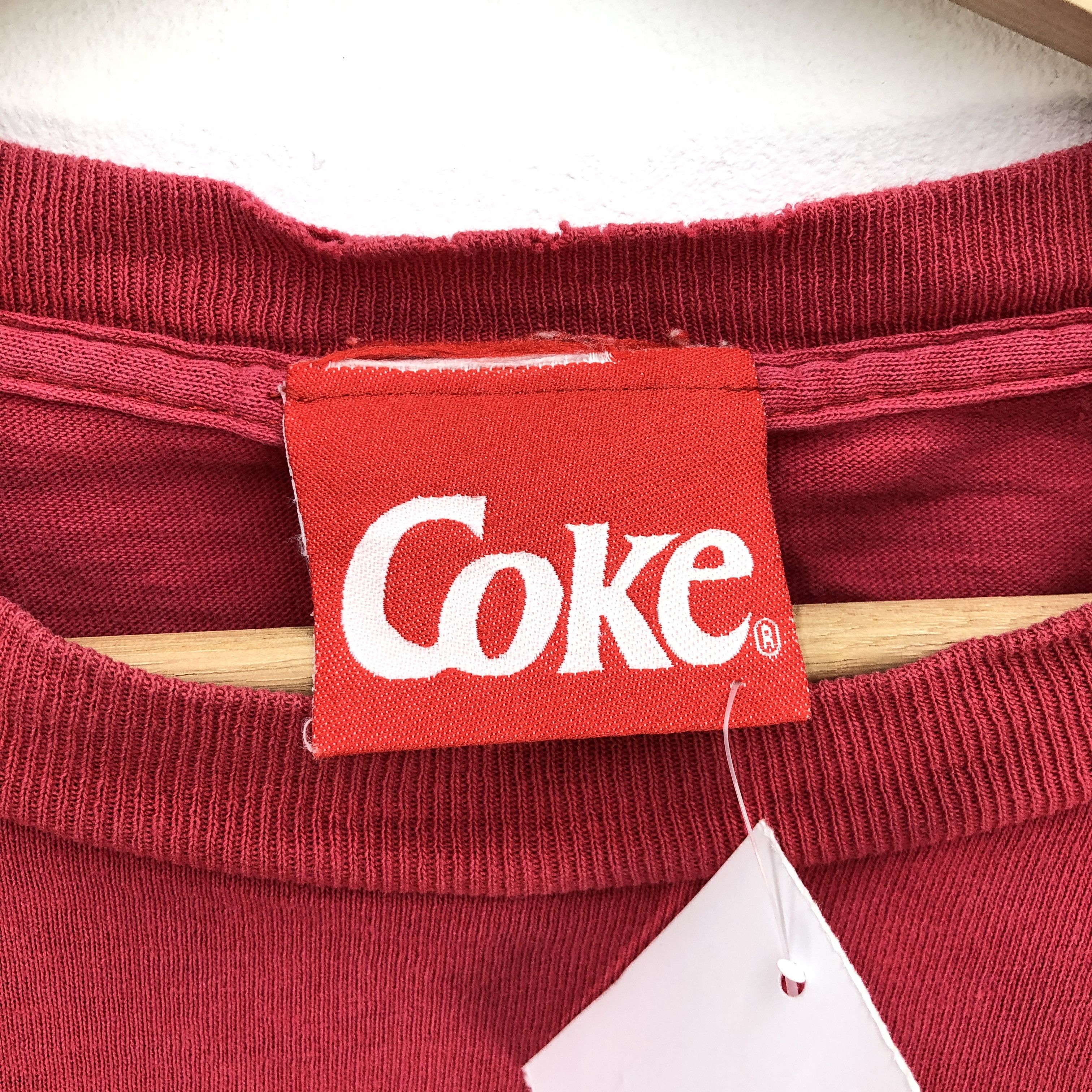 Coca Cola Vintage Coke T Shirt 1994 Letter Coca Cola Tees Size US L / EU 52-54 / 3 - 8 Thumbnail