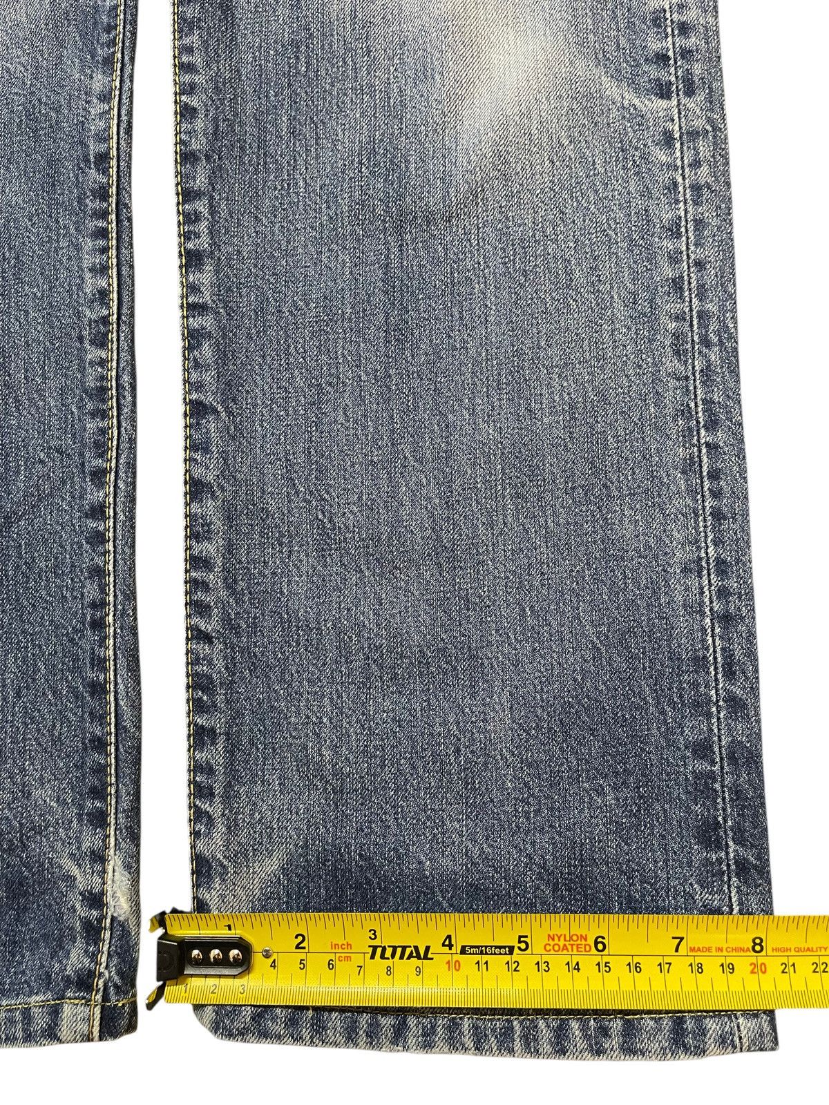 Edwin Vintage Japan Edwin Blue Faded Wash Distress Loose Jeans Size US 32 / EU 48 - 17 Thumbnail