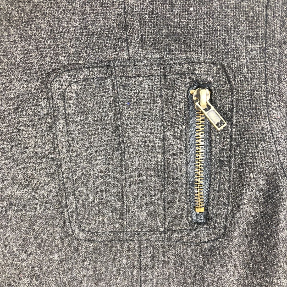 Japanese Brand The Emporium High Neck Wool Zipper Jacket Size US XS / EU 42 / 0 - 8 Thumbnail