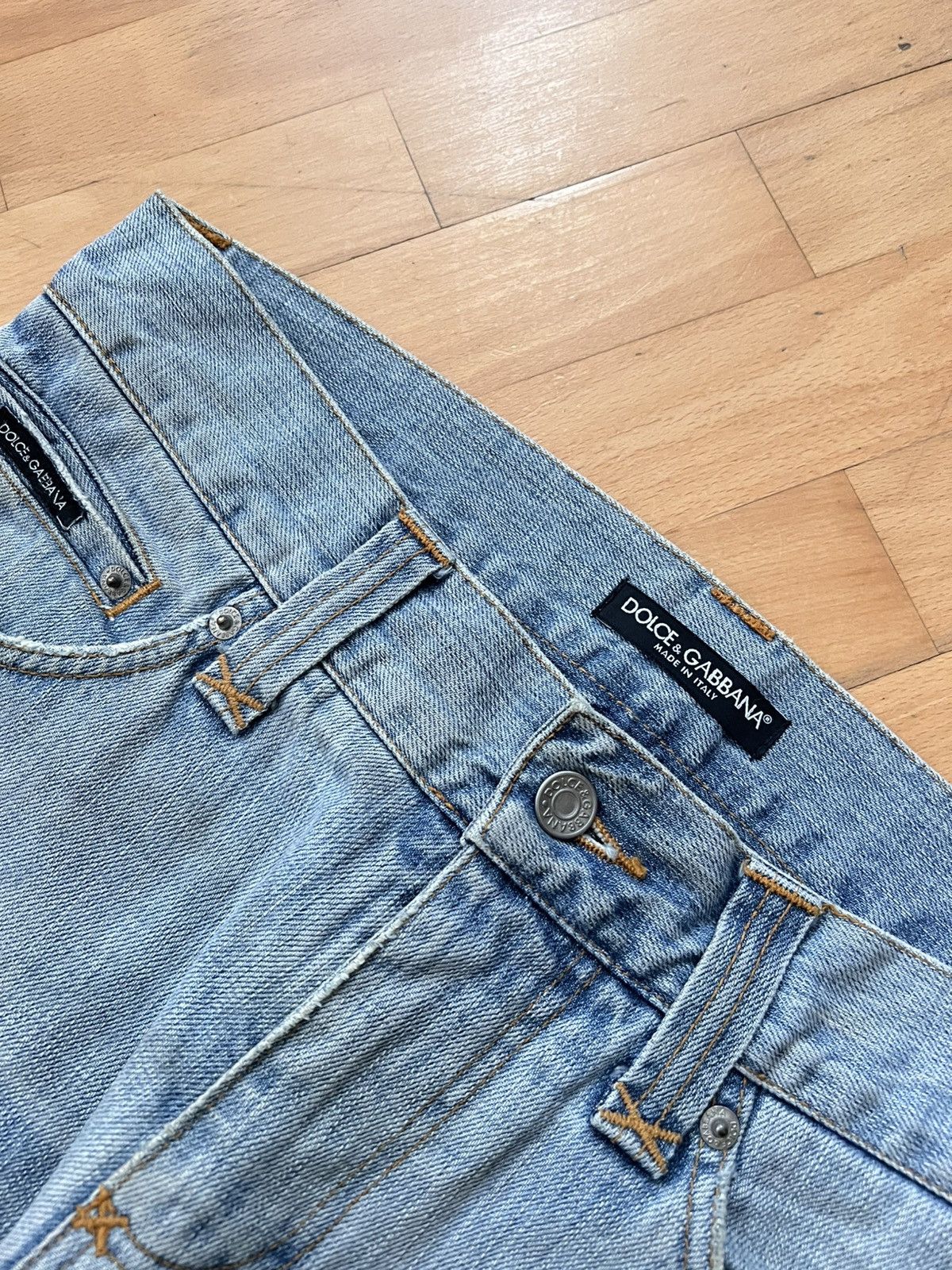 Dolce & Gabbana Dolce & Gabbana painted jeans from 2004 Size US 31 - 3 Thumbnail