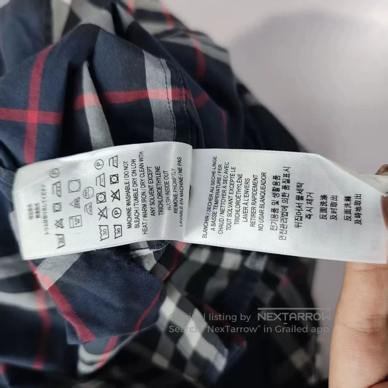Burberry burberry plaid long sleeve shirt for men. Size US XL / EU 56 / 4 - 6 Thumbnail