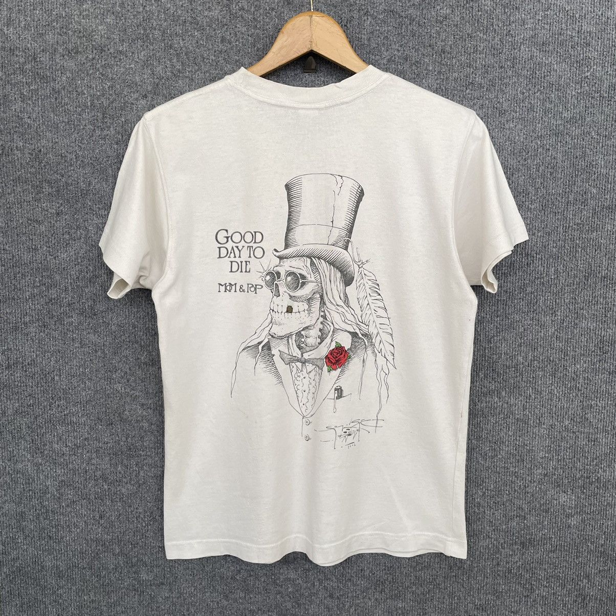 Vintage Vintage Y2K MOP Motorcycle Garment Good Day To Die Tee Size US S / EU 44-46 / 1 - 1 Thumbnail