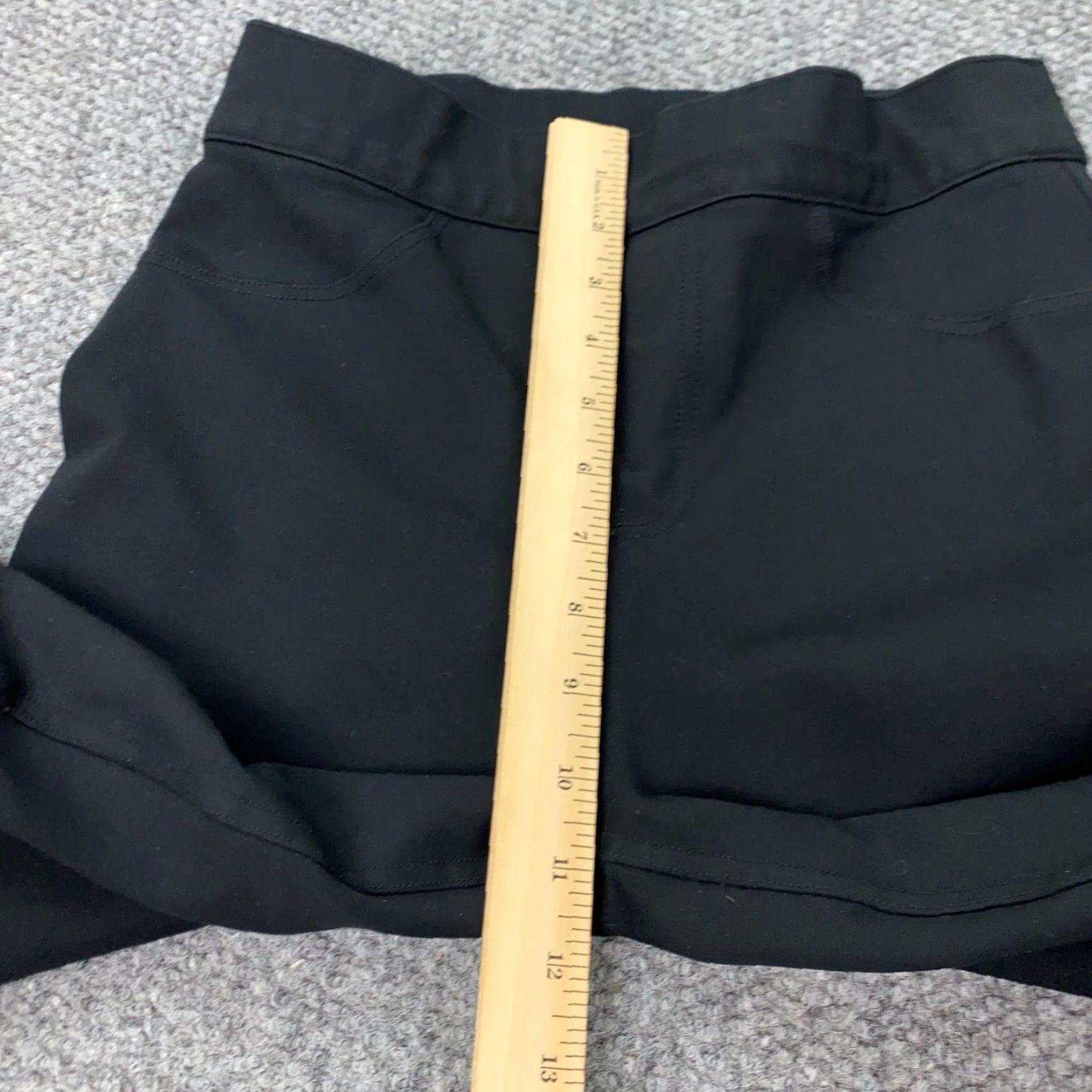 Spanx Spanx Capri Pants Womens M Tall Black Hi-Rise Stretch Straight Size 26" / US 2 / IT 38 - 7 Thumbnail