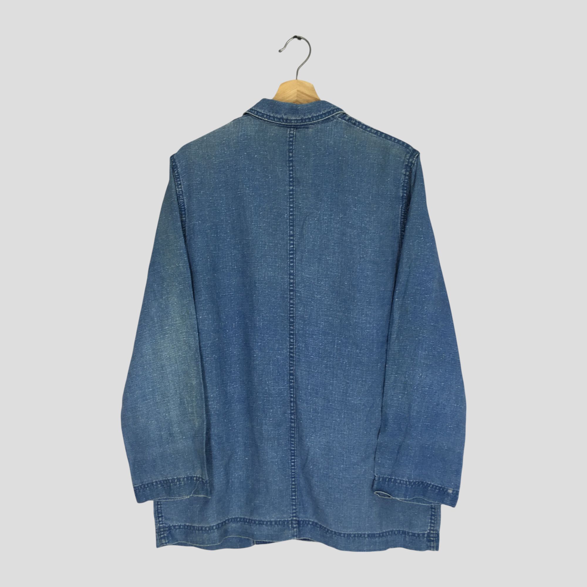Hai Sporting Gear Vintage Hai Sporting Gear Issey Miyake Denim Jacket Japan Size US M / EU 48-50 / 2 - 3 Thumbnail
