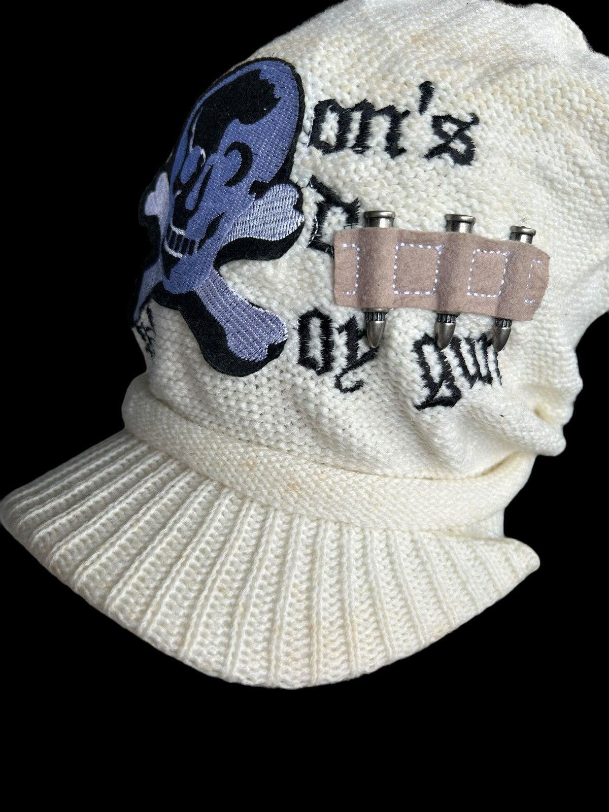 Japanese Brand × Kapital × Vintage Skull Punk Bondage Style Hats☠️ Size ONE SIZE - 3 Thumbnail